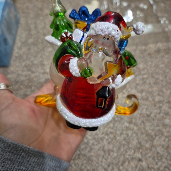 Holiday Christmas Santa and Sleigh Night Light EUC - Picture 7 of 9